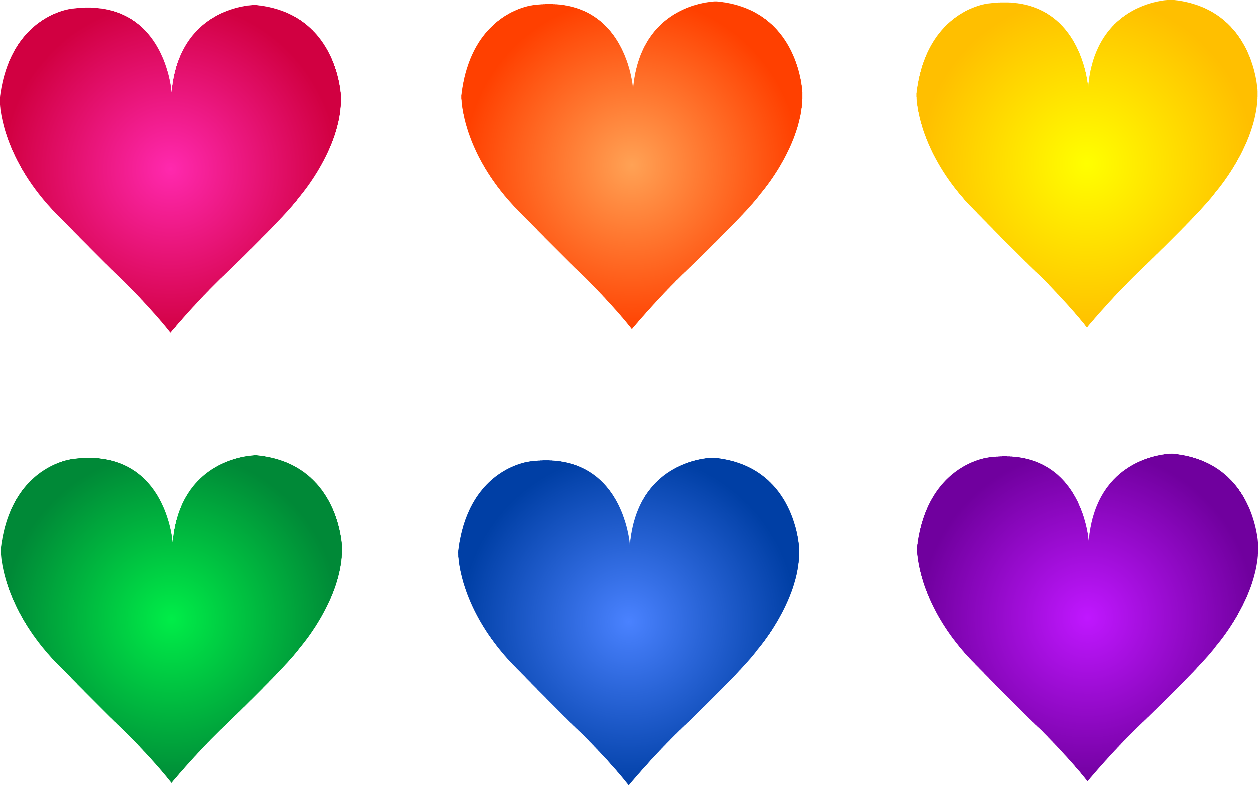 Exclusive Inspiration Valentine Heart Clipart Clip - 6 Hearts Clipart (5000x3122)