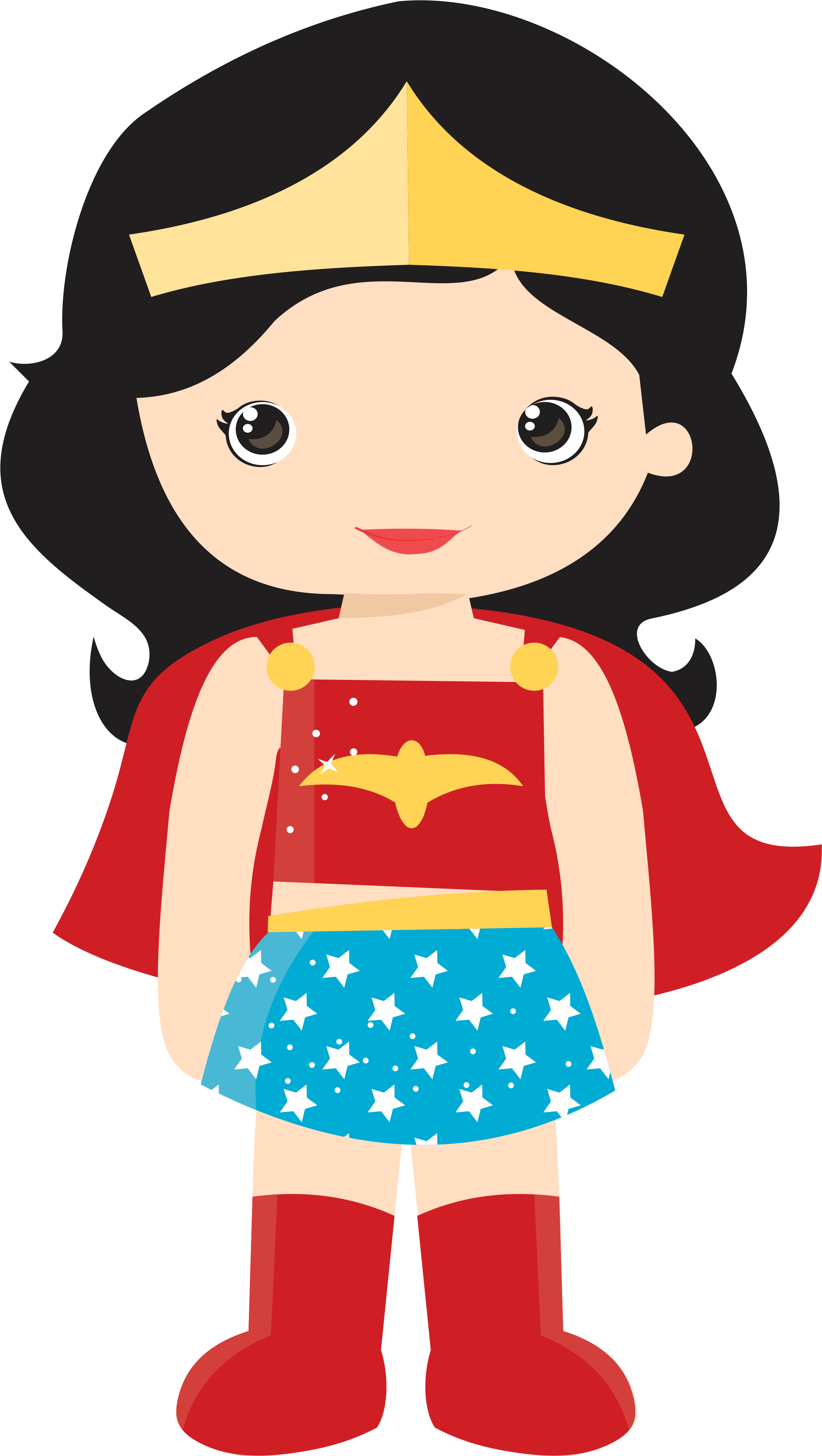 Ashley Cliparts - Wonder Woman Baby Png (2391x4236)