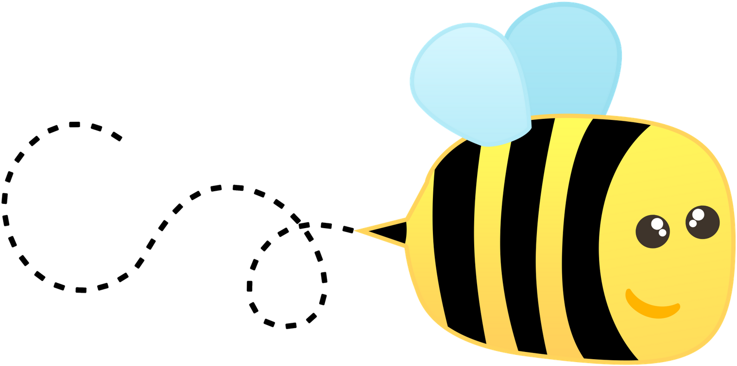 Sugar And Spice - Bee Clipart No Background (1600x980)
