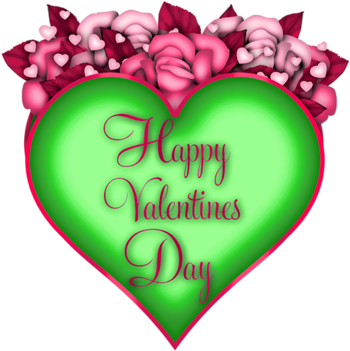 Strawberry Love Elements - Corazon Rosa Con Flore (500x500)