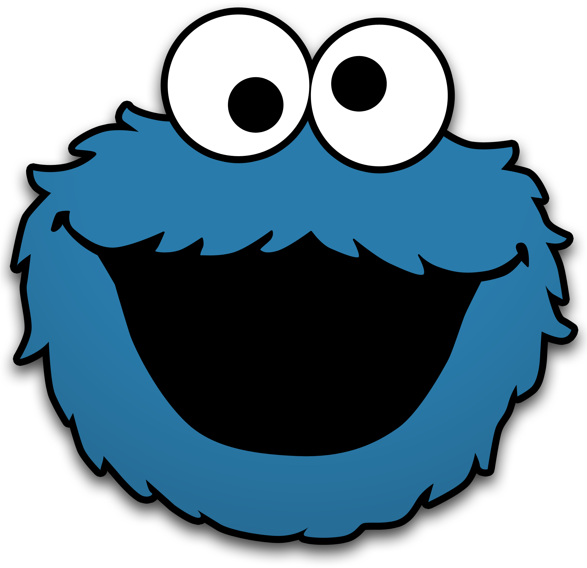 Cookie Monster Cookie Clicker Biscuits Clip Art - Cookie Monster Cookie Clicker Biscuits Clip Art (2000x2000)