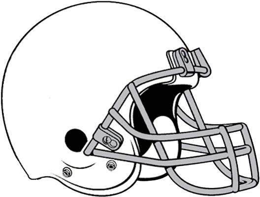 Blank White Football Helmet (556x428)