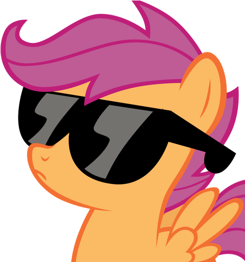 Cookie Clipart Nerdy - My Little Pony Scootaloo (512x512)