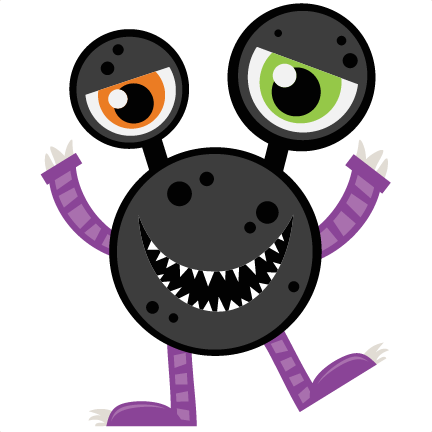 Scrapbooking Svg Files Perfect For All Digital Cutting - Monster (432x432)