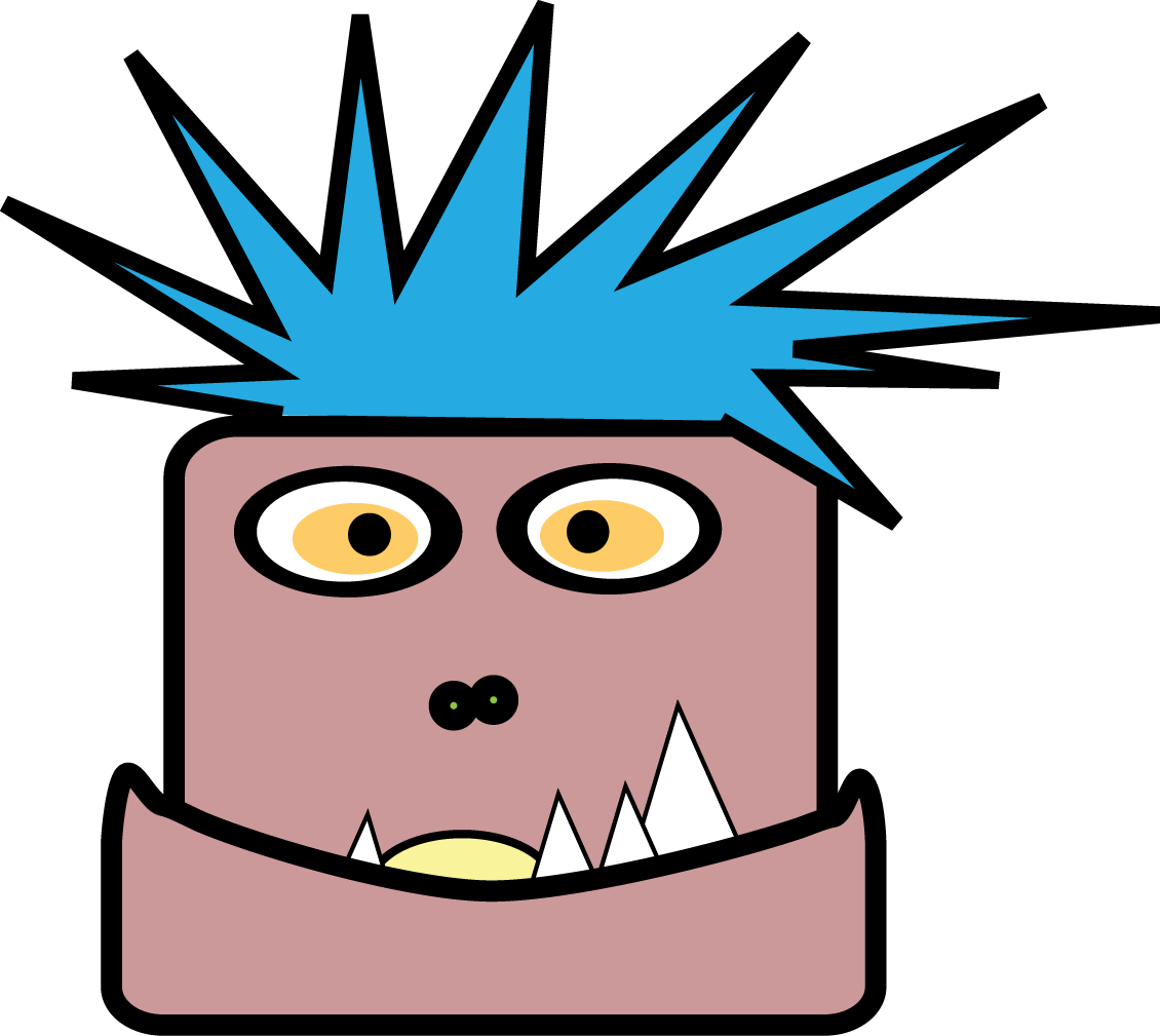 Images Clip Art Free - Animated Monster With 3 Heads (1130x1009)