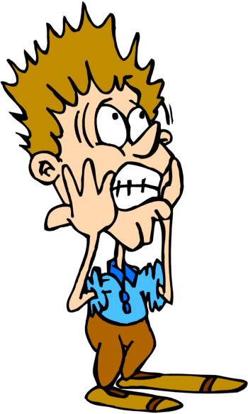 Happy 13th - Math Anxiety Clipart (350x583)