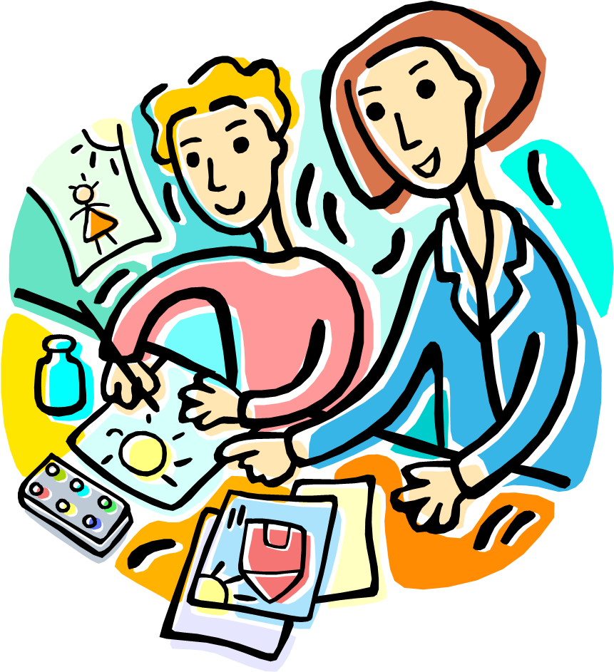 Elementary - Art Teacher Clip Art (864x958)