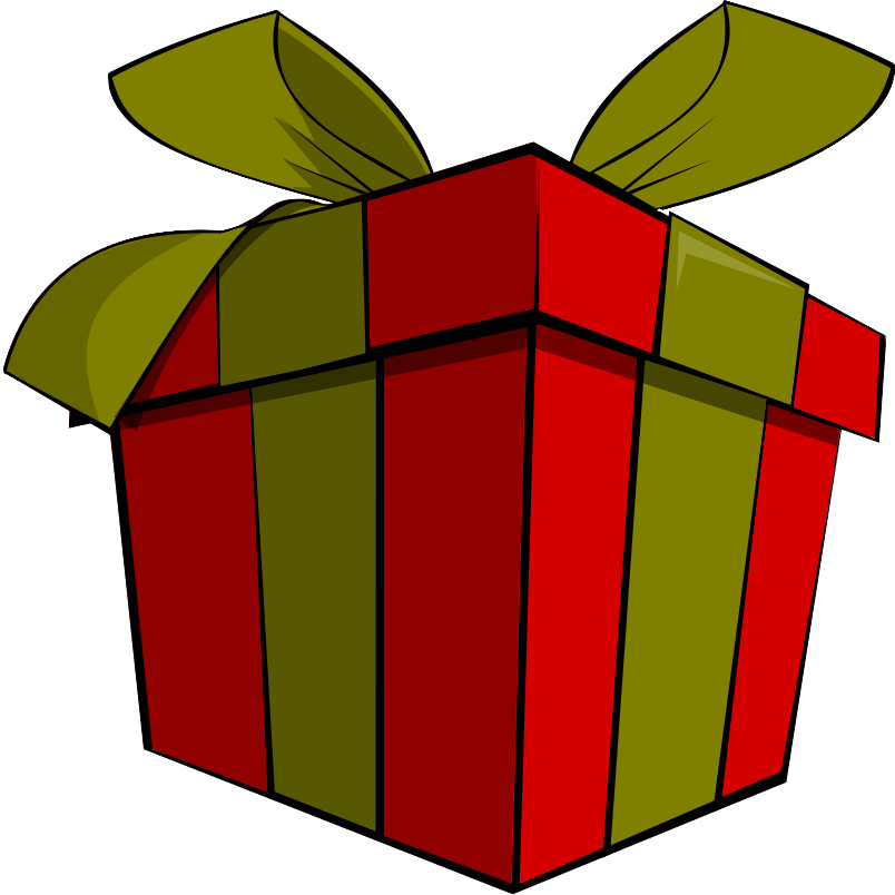 Christmas Gift Clip Art - Christmas Present Clipart (804x804)