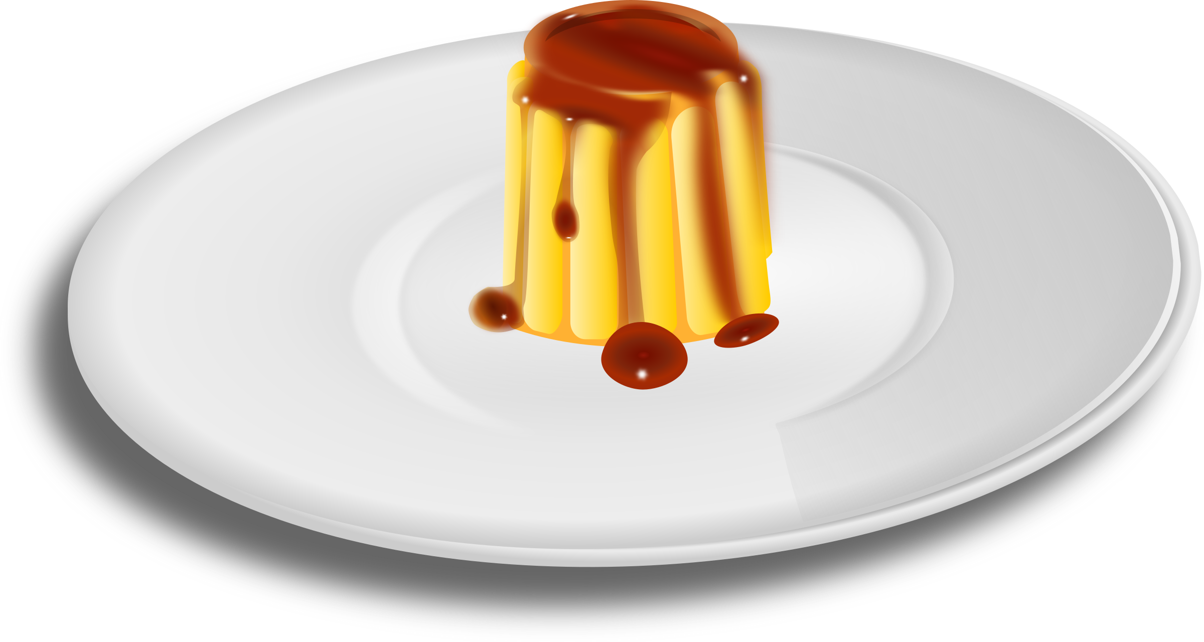 Free Dessert Pudding Clip Art - 50 Decadent Pudding Recipes (2400x1280)
