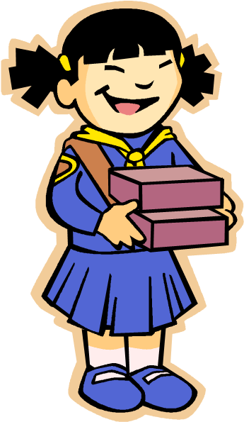 Girls Scout Cookies Cartoons (348x607)