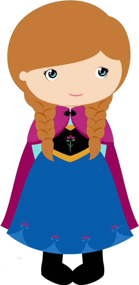 Froze - Kit4 - Minus - Anna Frozen Baby Png (680x1160)