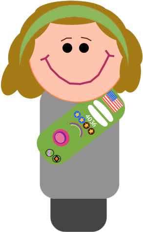 Cookie Selling Is Simply A Reality In Girl Scouting - Cartoon (315x537)