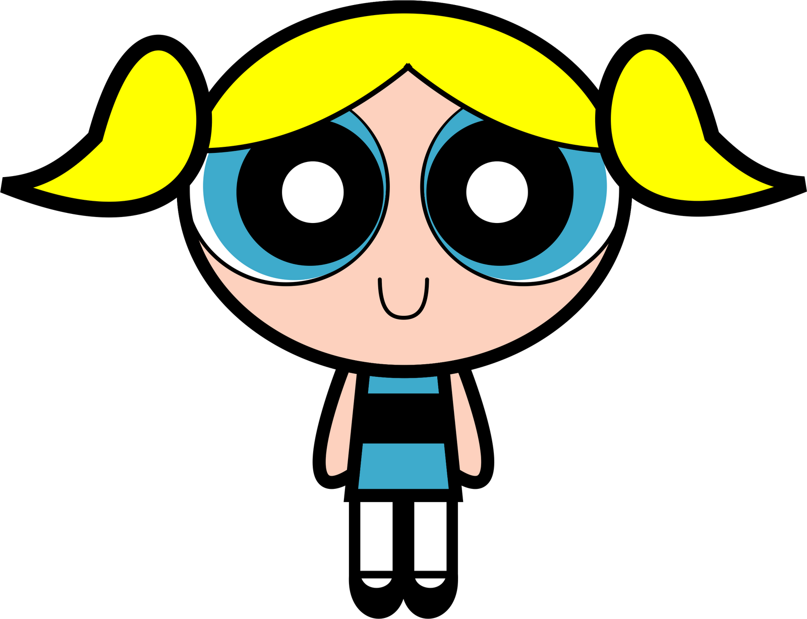 Powerpuff Girls - Bubbles From Powerpuff Girls (1600x1227)