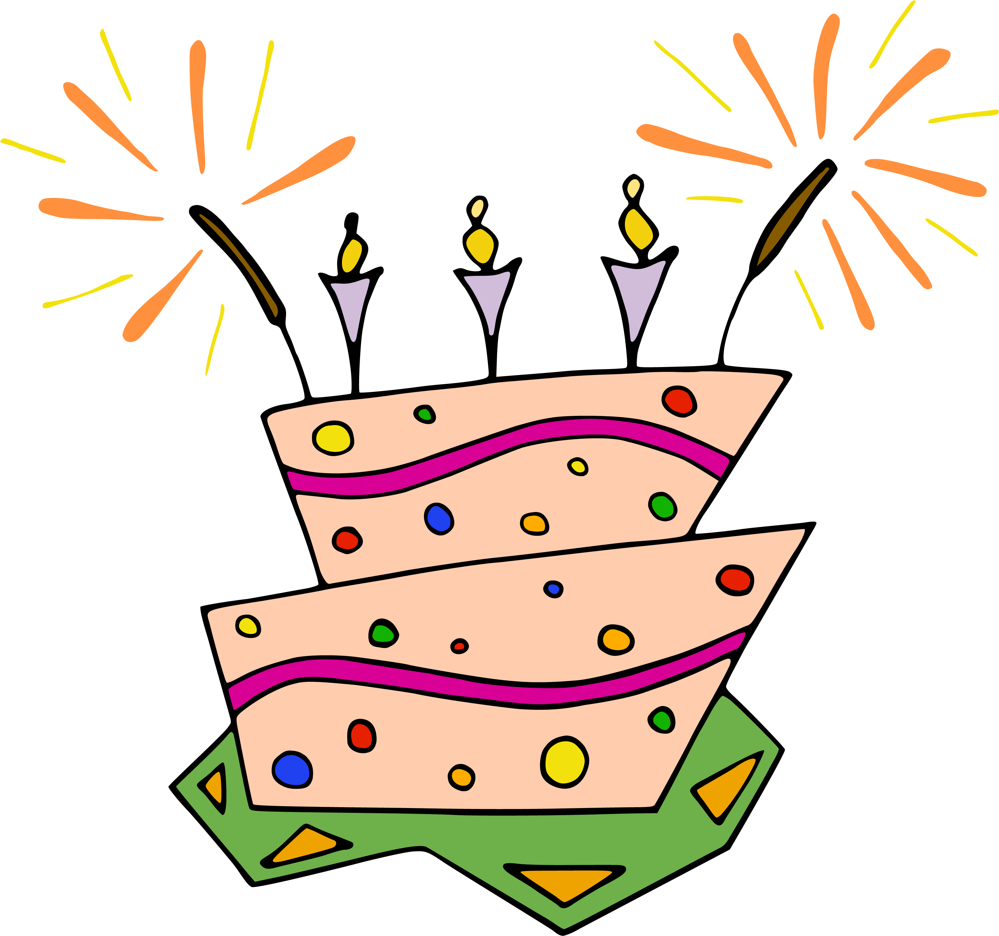 Birthday Computer Clipart - Funny Birthday Wishes Messages (3523x3294)