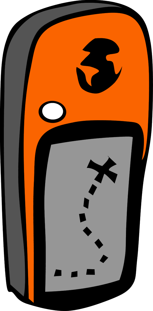 Geocaching Clip Art - Gps Clipart (600x1213)
