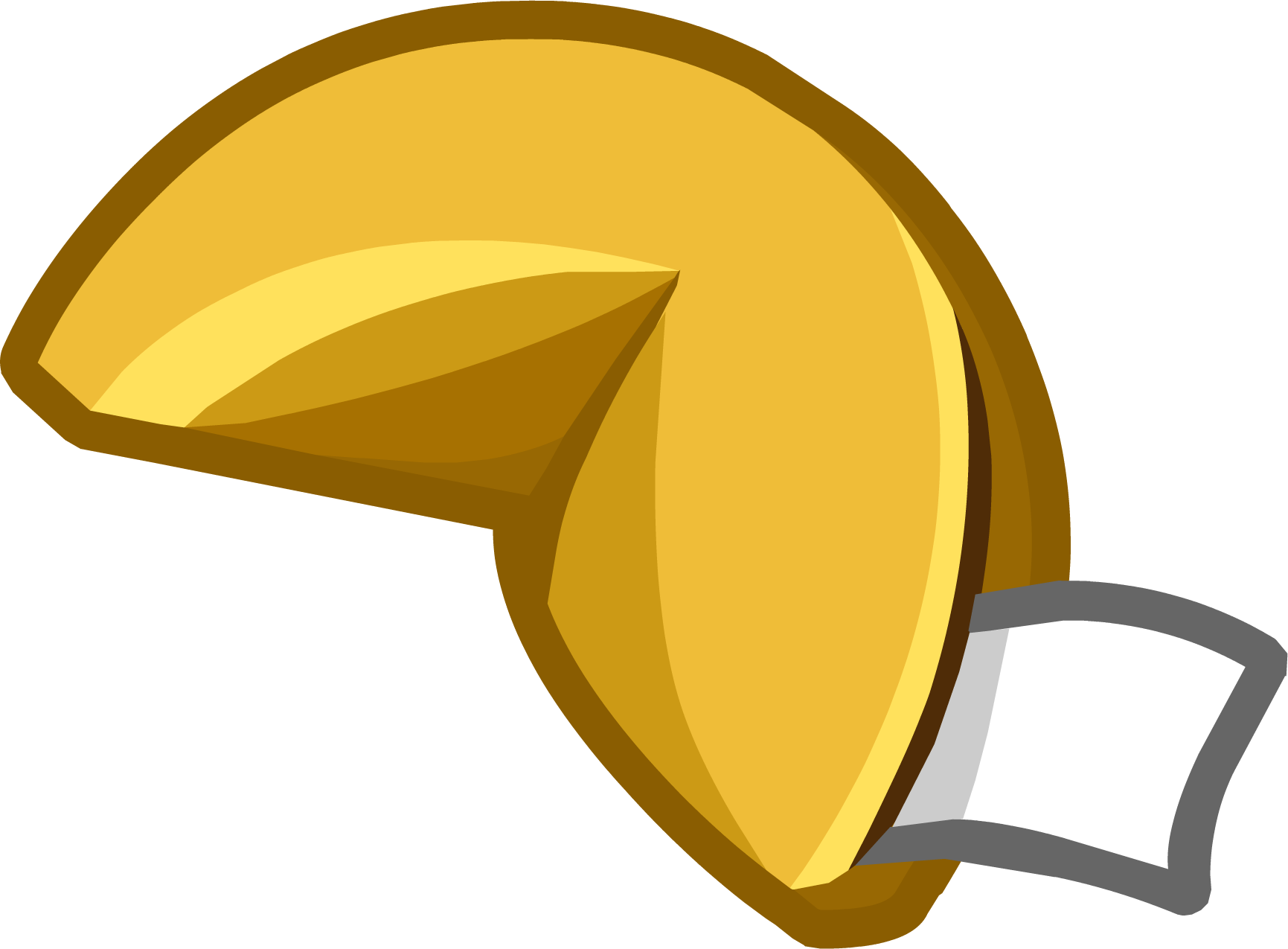 Fortune Cookie Clipart - Galleta De La Fortuna Png (1731x1275)