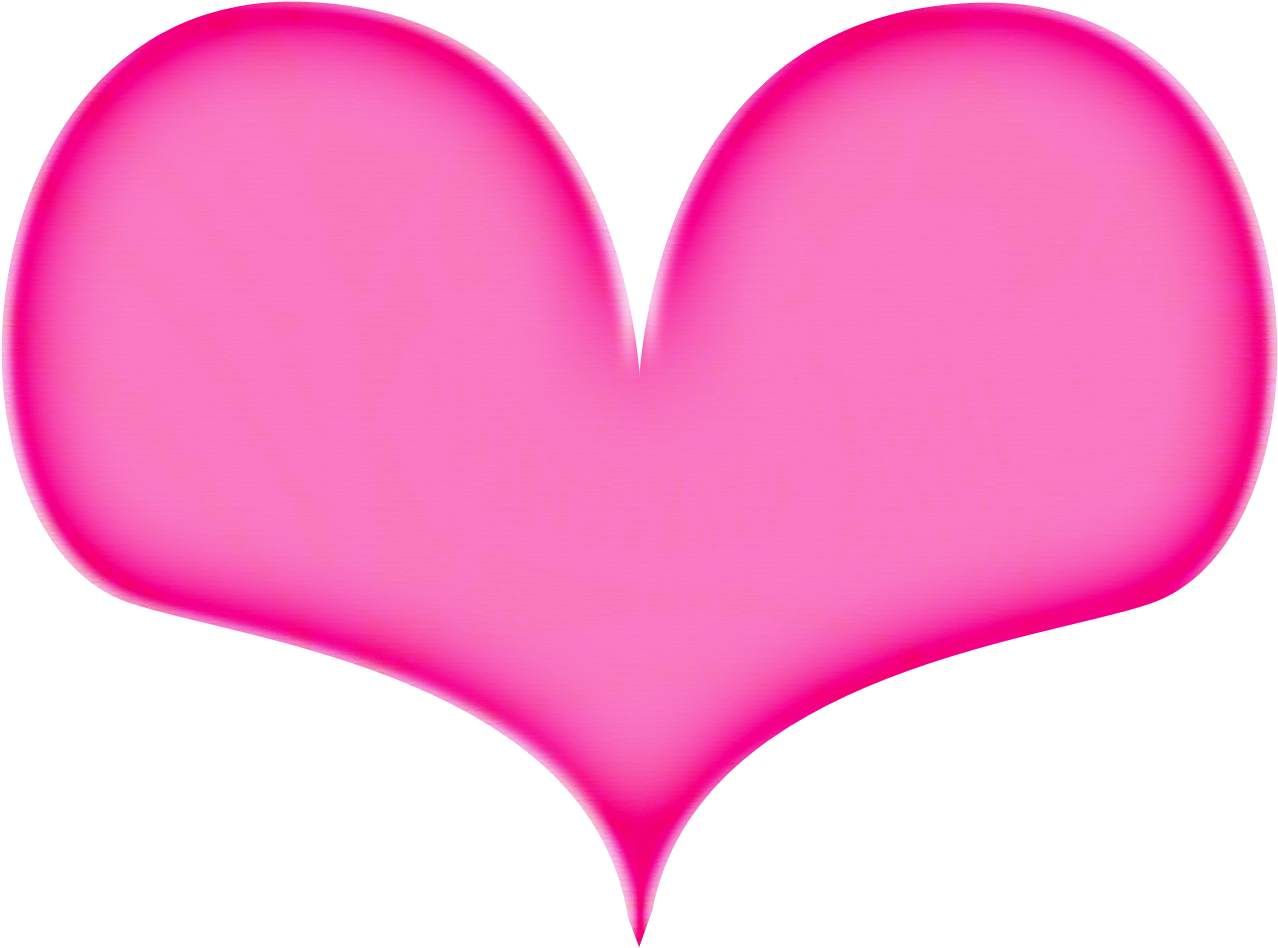 Light Pink Heart Clipart Pink Clip Art Free Pink Heart - Pink Heart Clipart Png (1323x1000)