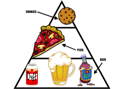 Girl Scout Cookie Booth Clipart - Pizza Clip Art (500x343)