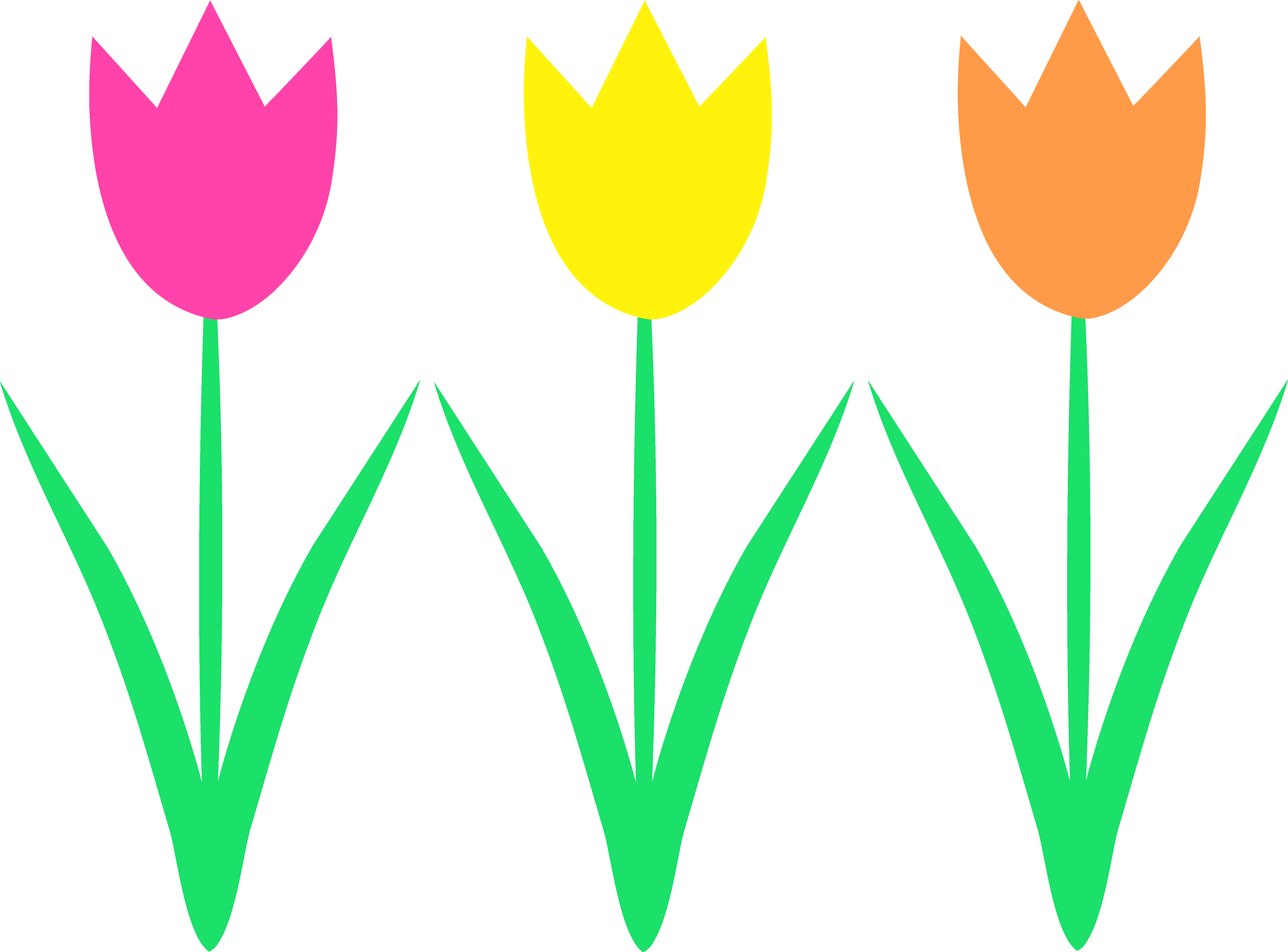 Images For To Carry Clipart - Spring Tulips Clip Art (5627x4161)