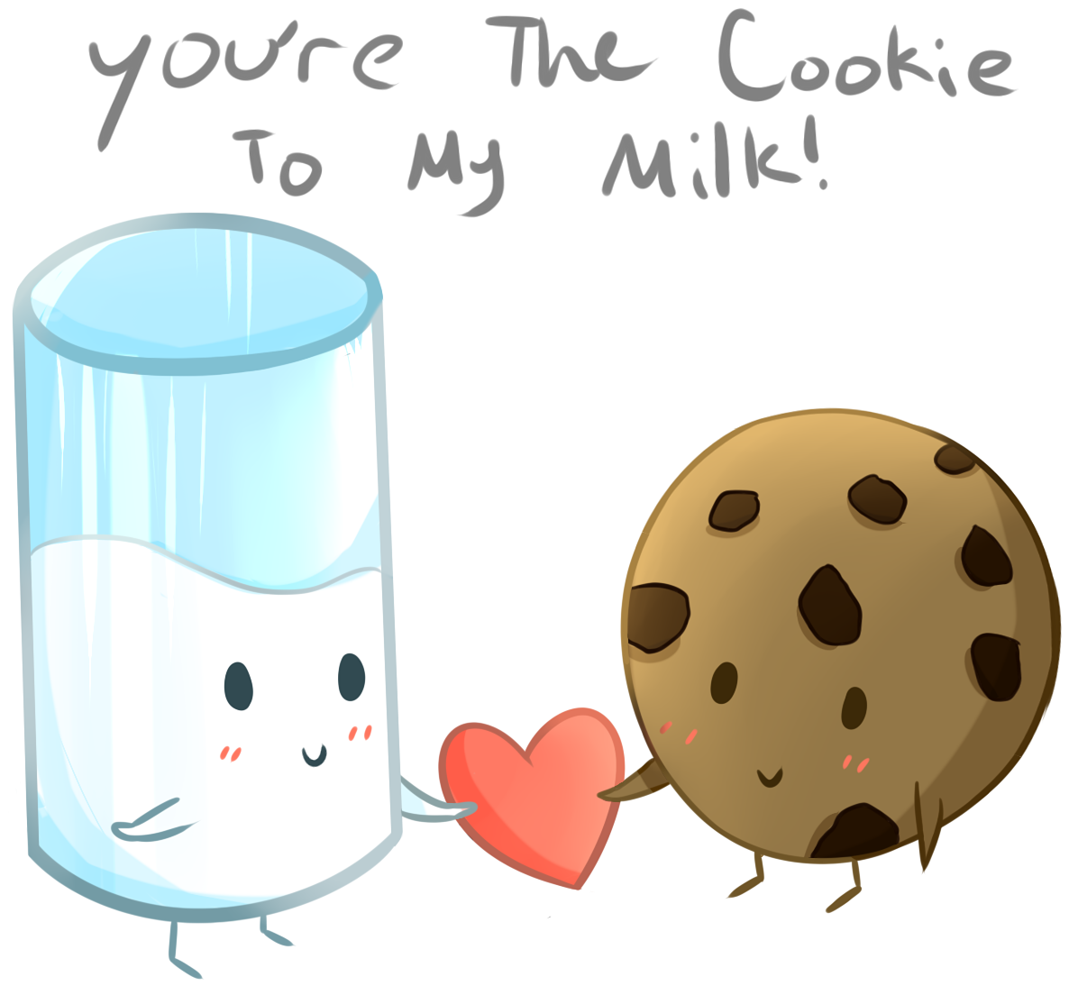 You're The Cookie To My Milk By Kairuko - You Re My To My (1214x1155)