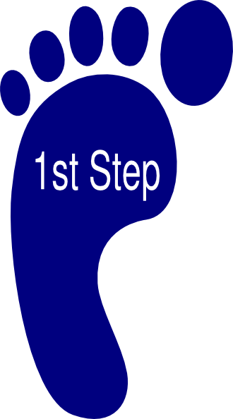 First Step Clip Art - First Step Clipart (330x594)