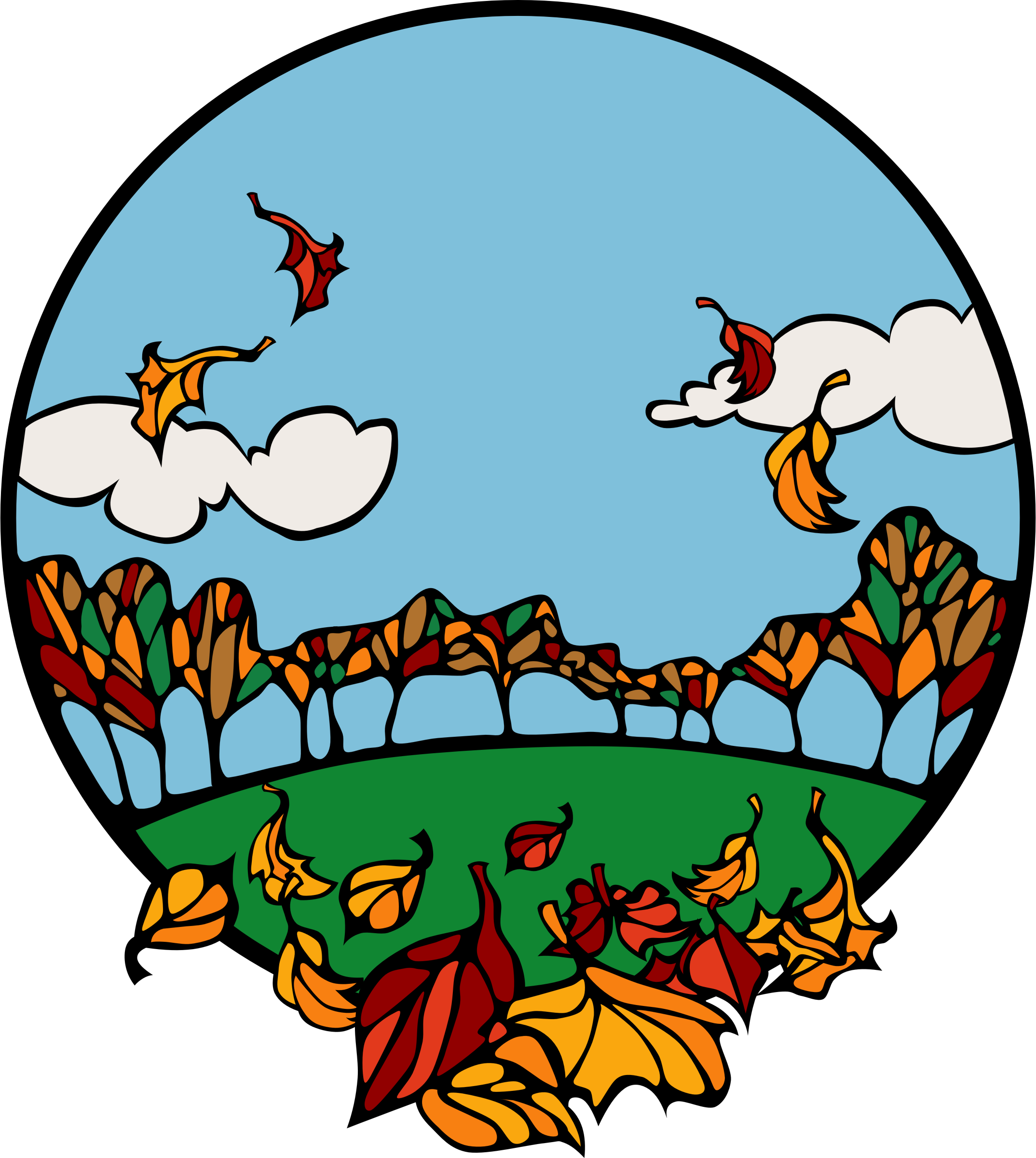 Beautiful Weather Clipart - Autumn Clipart (2148x2400)