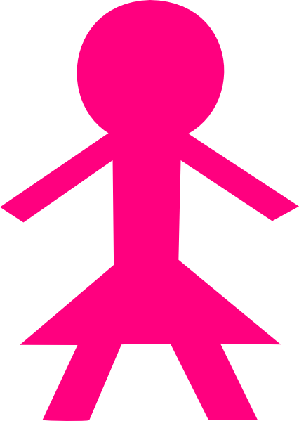 Woman Symbol Cliparts - Girls Sign Clipart (426x599)