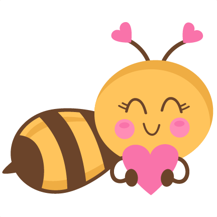 Orange Clipart Bee - Girl Bee Clip Art (432x432)