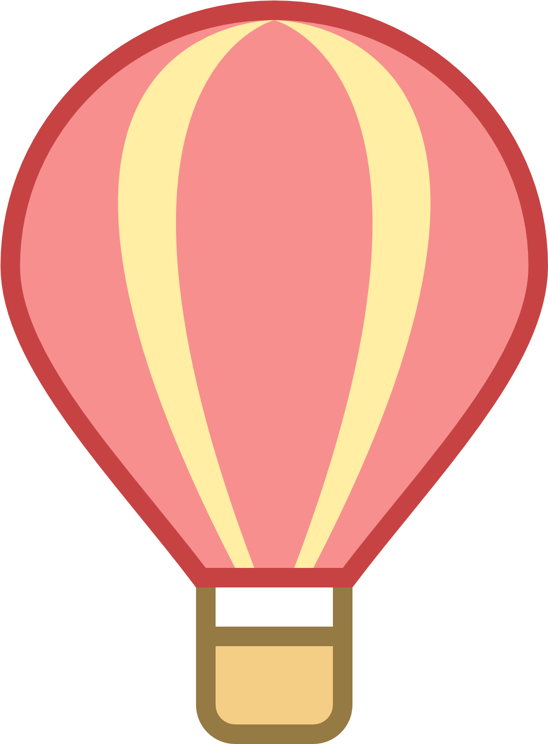 Hot Air Balloon Clipart Air Vehicle - Balloon Icon (1600x1600)