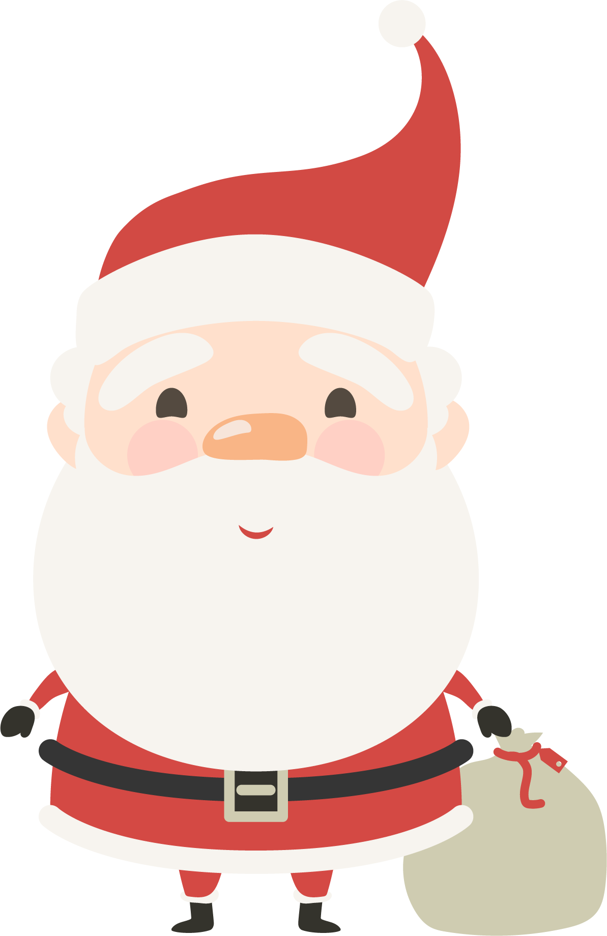 This Is A Sticker Of Santa - Sticker (1193x1840)