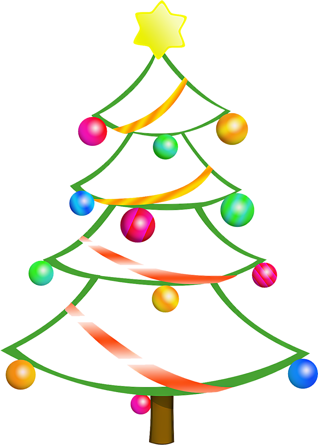 Happy New Year - Free Clip Art Ornament Christmas (1068x1600)
