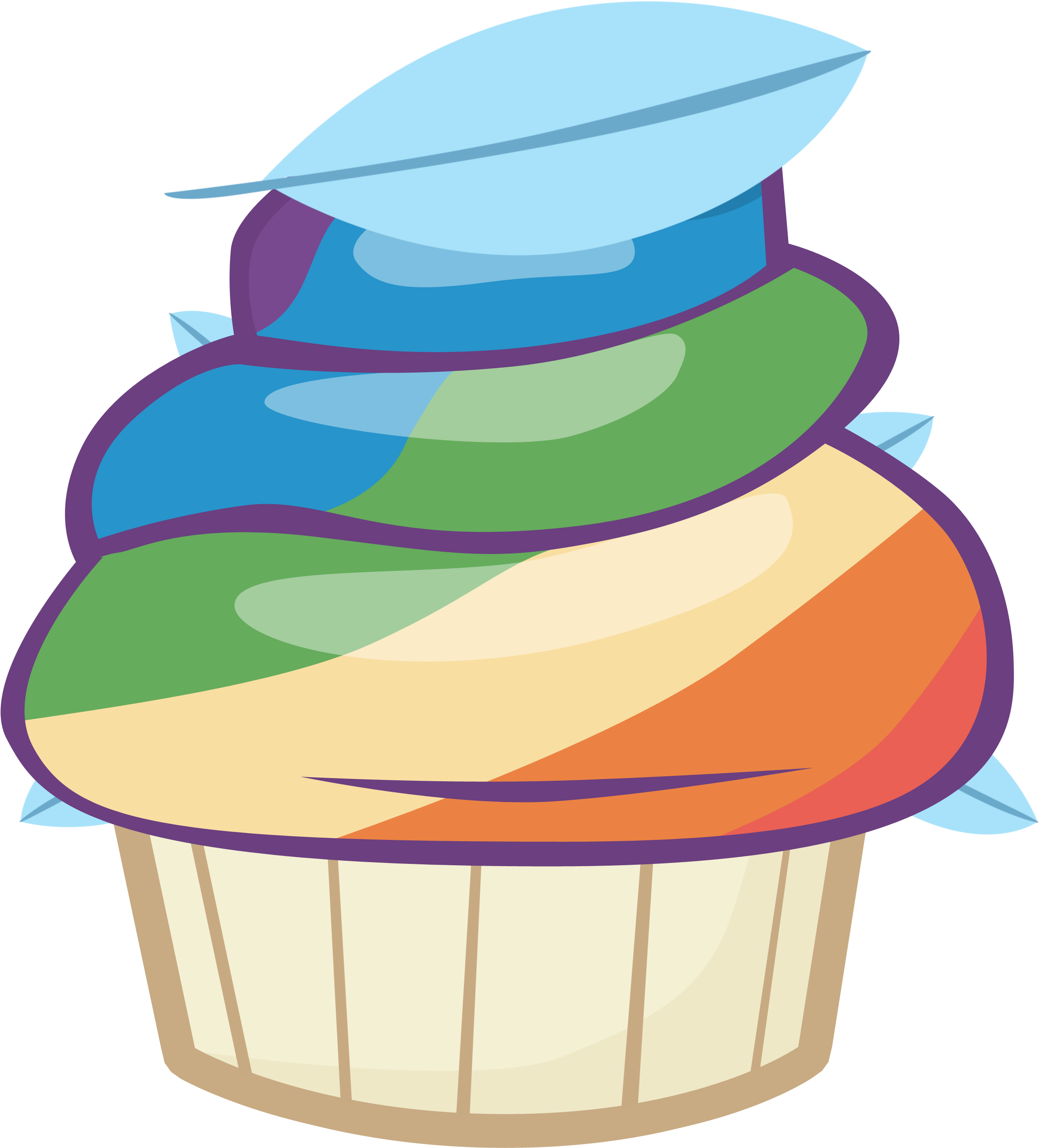 Cartoon - Cup Cake Cartoon Png (2422x2661)