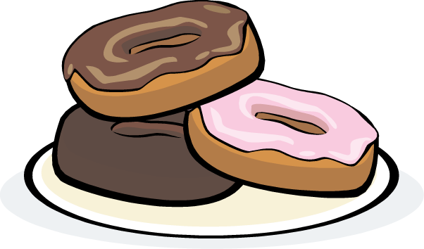 Donut Clipart - Donut Clipart (602x354)