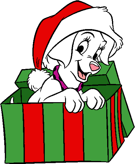 Christmas Clip Art Images - 102 Dalmatians Christmas (600x600)