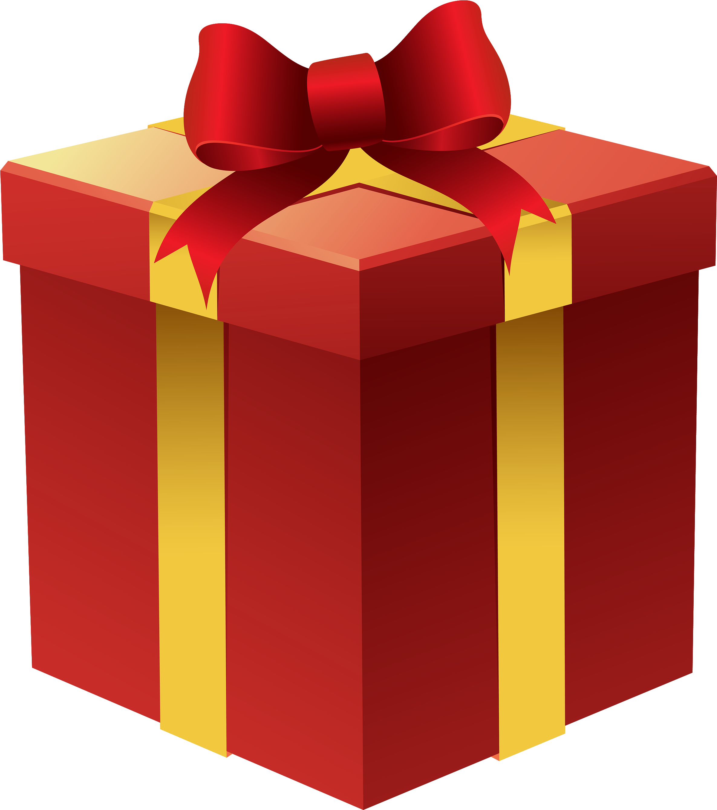 Uncategorized Uncategorized Gift Box In Red Png Clipart - Gift Box Clipart Png (2500x2826)