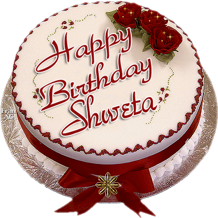 Birthday Cake Images With Name Shweta - Cakes Of Happy Birthday Shweta (448x463)
