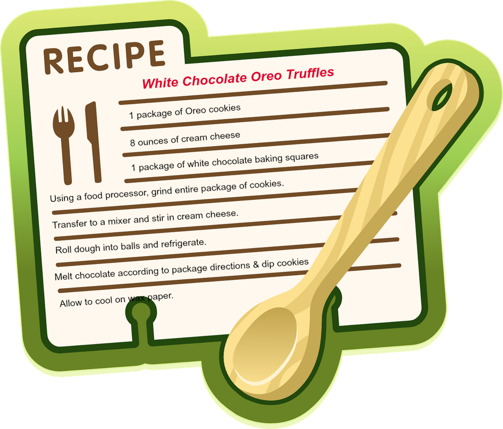 Click To Enlarge Recipe - Grandma's Best Recipes: A Blank Recipe Book (1600x1365)