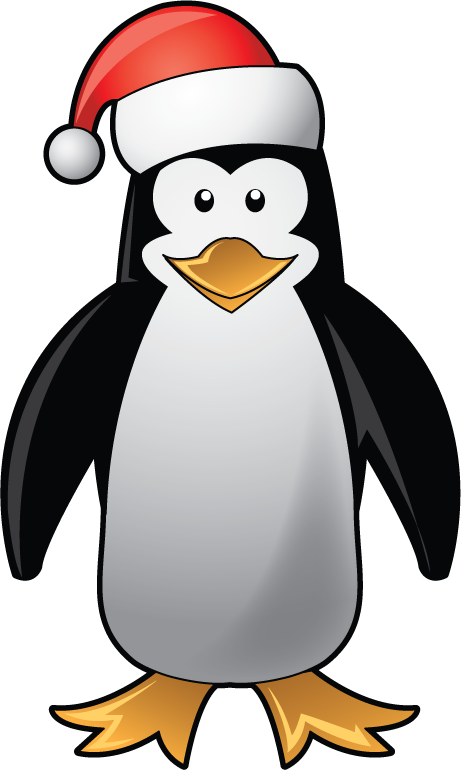 Christmas Penguin Clip Art Clipart - Christmas Penguin Clip Art (461x770)