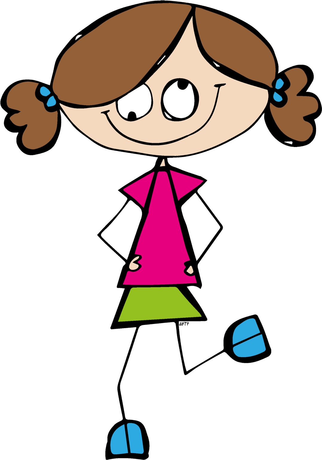 Girl Get Dressed Clipart To Ready Viewing Png - Scrappy Kids Clipart (1128x1600)