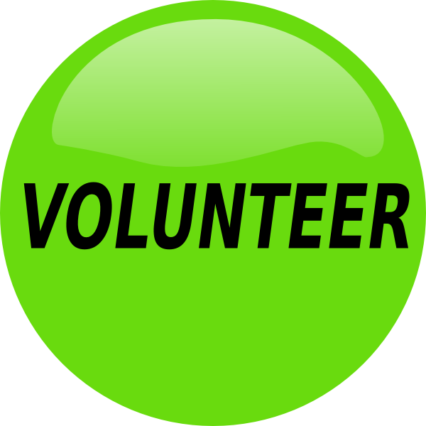 Volunteer Button Clip Art At Clker Com Vector Clip - Volunteer Clipart (600x600)