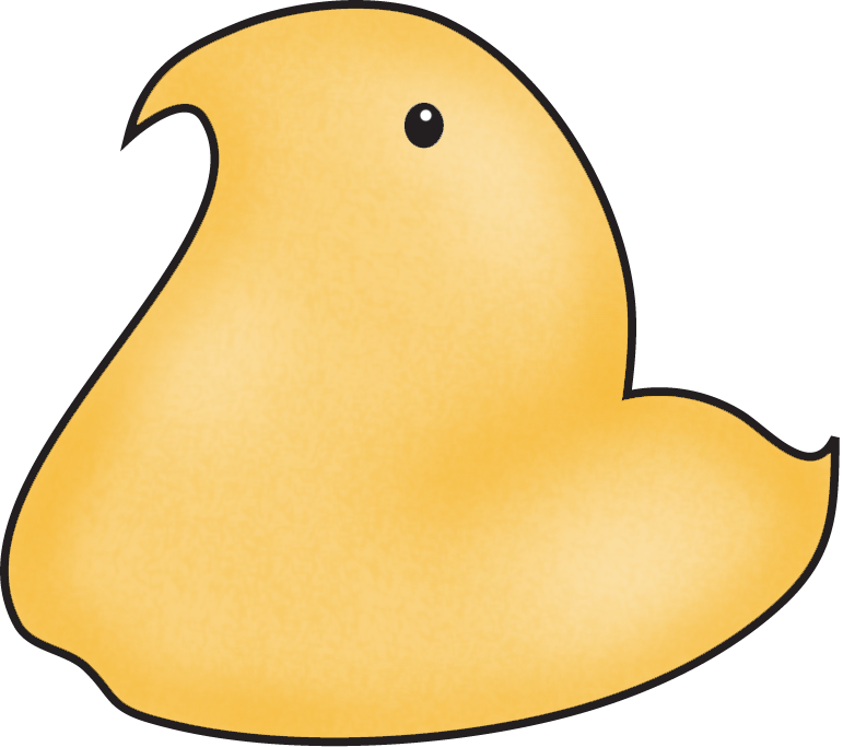 Peep - Clipart - Peep Chick Clipart (771x683)