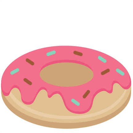 Donut Clip Art Black And White Free Clipart Images - Donut Clipart No Background (432x432)