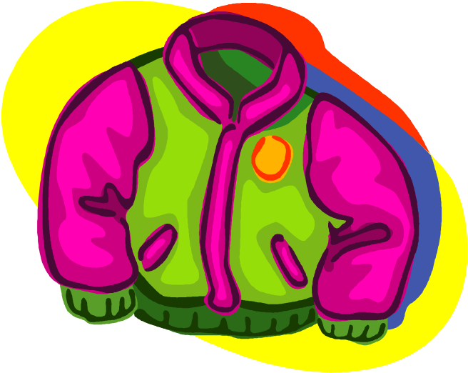 The Non-waterproof Jacket - Kids Coats Clipart (670x536)
