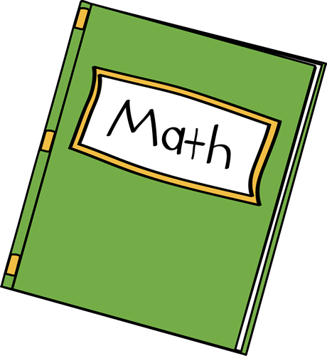 28 Collection Of Math Notebook Clipart - Math Book Clipart (460x500)