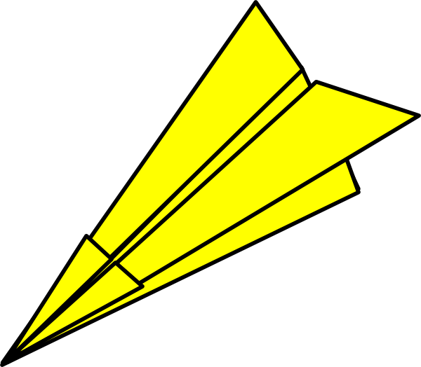 Paper Airplane Clipart 5 Clipartbarn - Paper Airplanes Clip Art (600x524)
