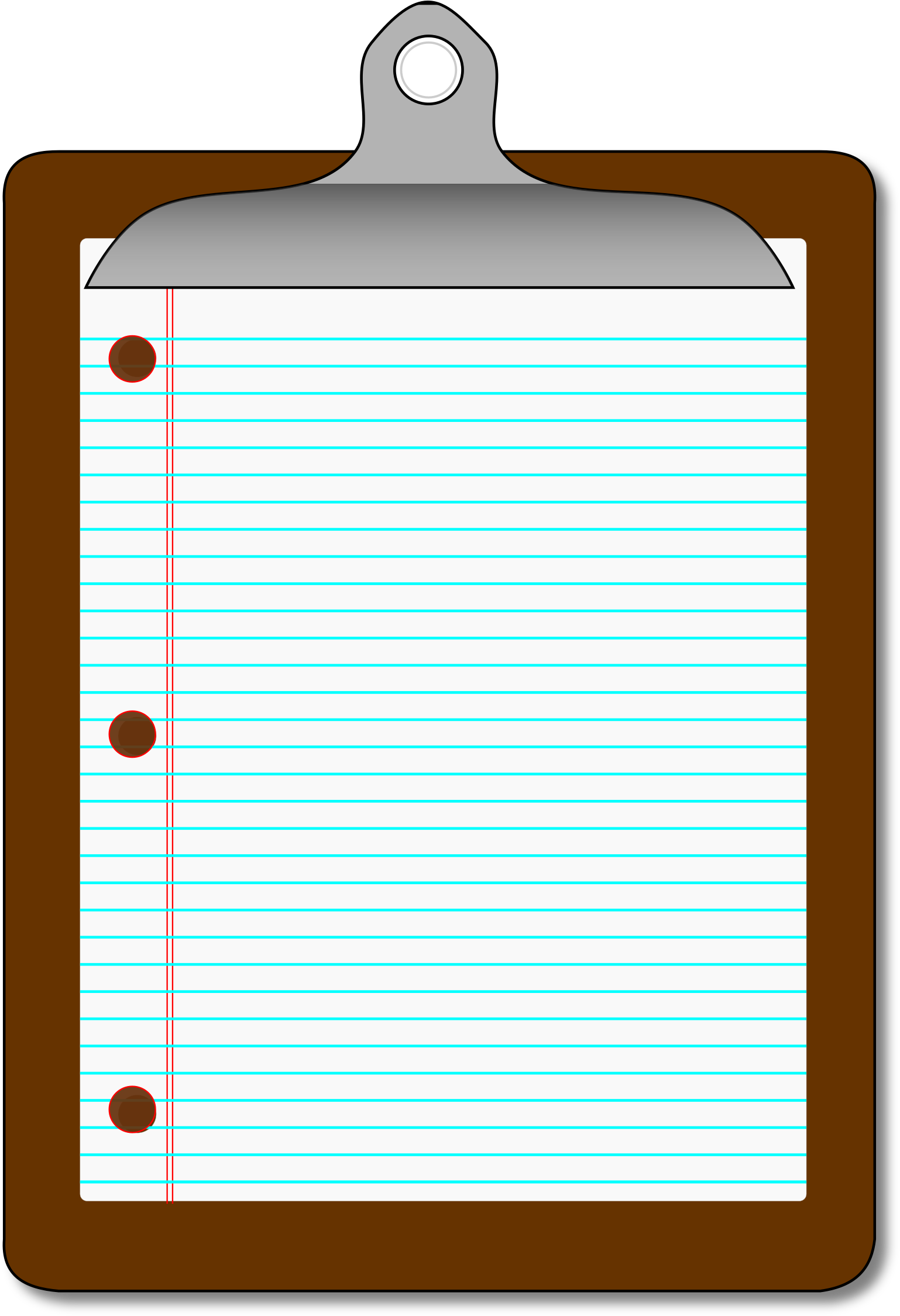Big Image - Clipboard With Lined Paper (1786x2400)