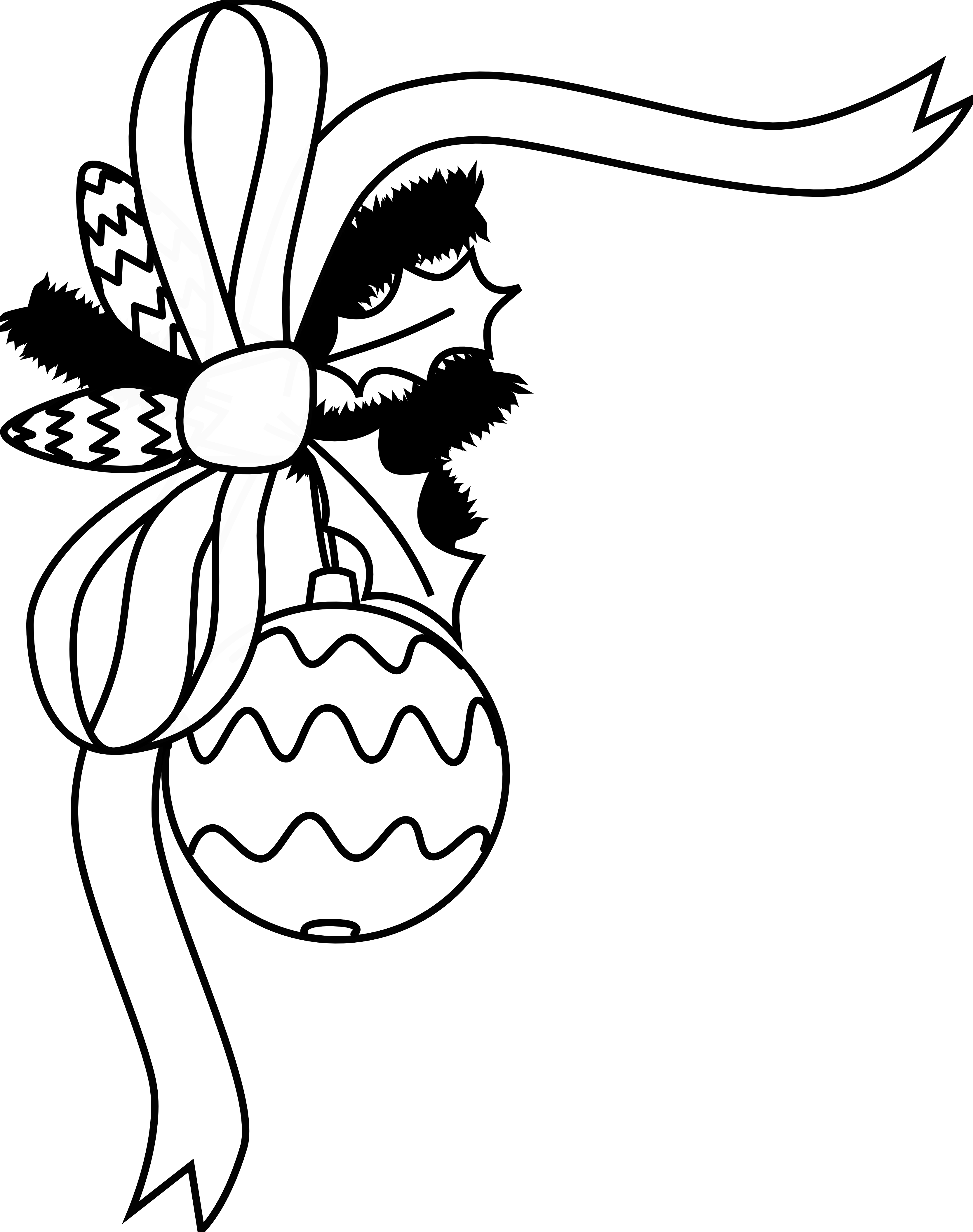 Whit Clipart - Christmas Pictures Clipart Black And White (3333x4219)