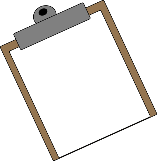 Clipboard - Paper (537x550)
