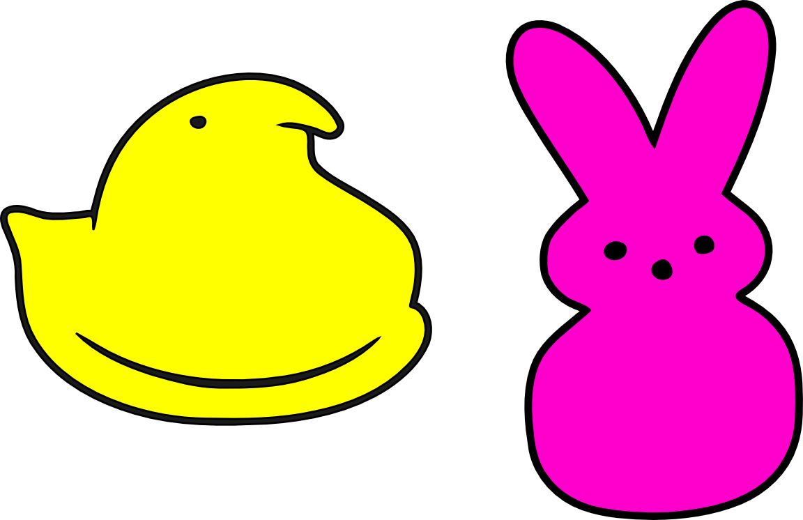 Peeps Cliparts - Easter Peep Clipart Png (1152x746)