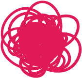 Set Of Chalk Doodles On Lined Paper - Circle (330x399)